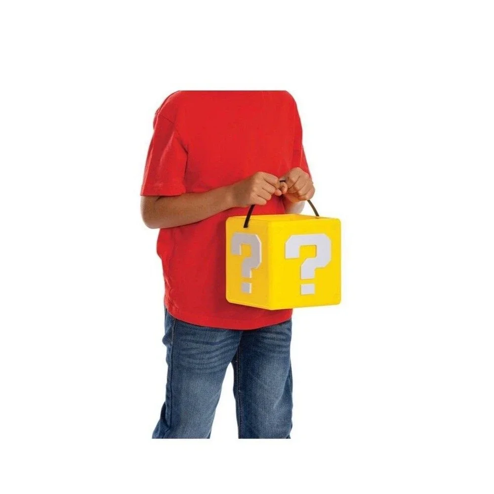 Nintendo Super Mario Bros Halloween Trick Or Treat Pail, Candy Bucket IN HAND